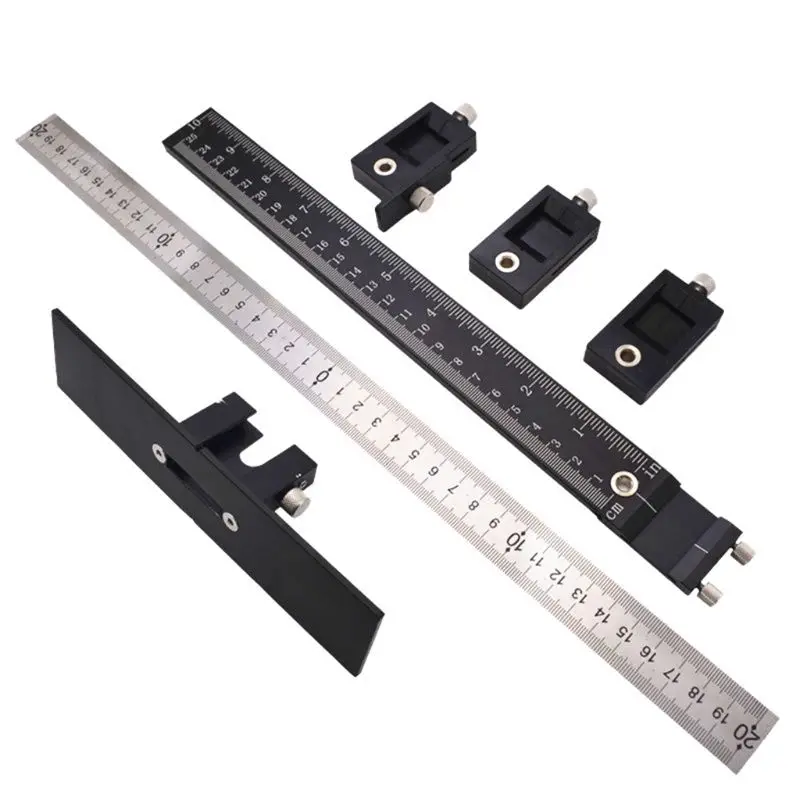 

1Set Hole Punch Jig Tool Detachable Drill Guide Sleeve Cabinet Drawer Wood Drilling Dowelling Tools Kit