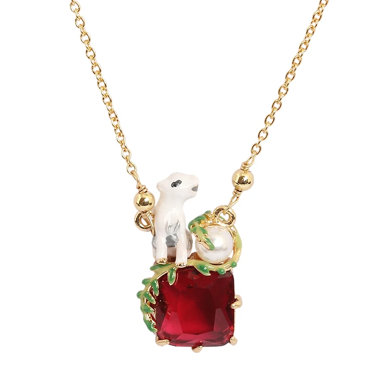 

2017 New Style Original Money Play in Swings Elegant Noble Animal Jewelry Enamel Necklace Choker Colares Femininos neckless