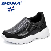BONA/Детские кроссовки; коллекция года; повседневные кожаные дышащие кроссовки для девочек; сезон осень-зима; детская спортивная обувь; обувь для мальчиков