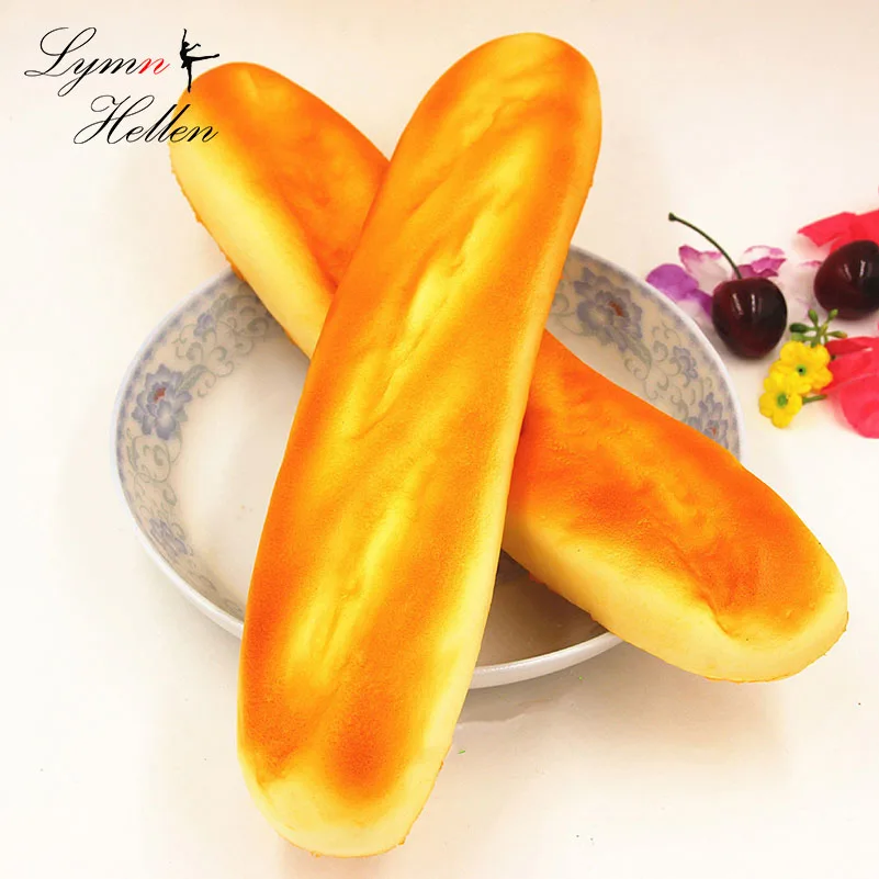 

Jumbo Squishy Antistress Scented French Loaf Bread Slow Rising Squishys Stress Reliever Squeeze Toy Anti-stress Hand Pillow