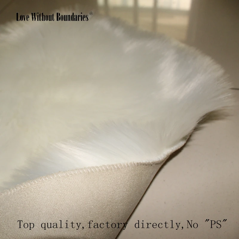 Шерстяная длина 6 см, искусственный ковер, накидка из овчины для стула, искусственный коврик, коврик для сиденья, пушистые Коврики для спальни, высокое качество