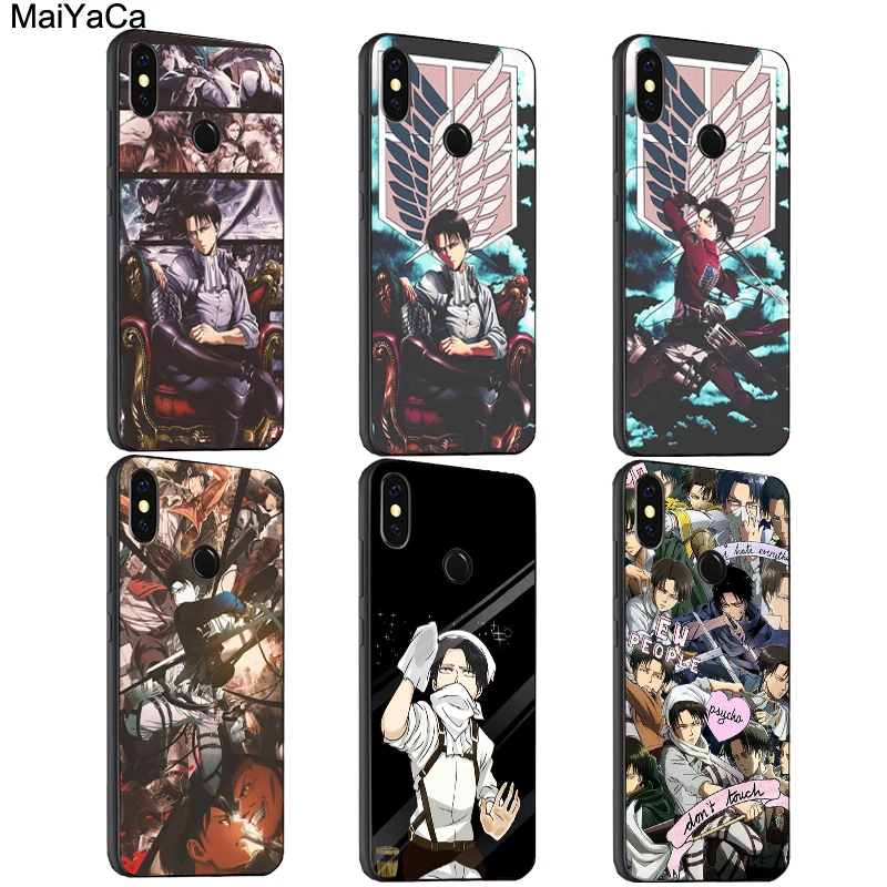 

MaiYaCa Levi Ackerman Attack on Titan Case For Xiaomi Redmi S2 6 6A 6pro 4X Note 5 Pro 5A 7 Mi 8 9 6X A2 Mix 2s Max 2 3 F1