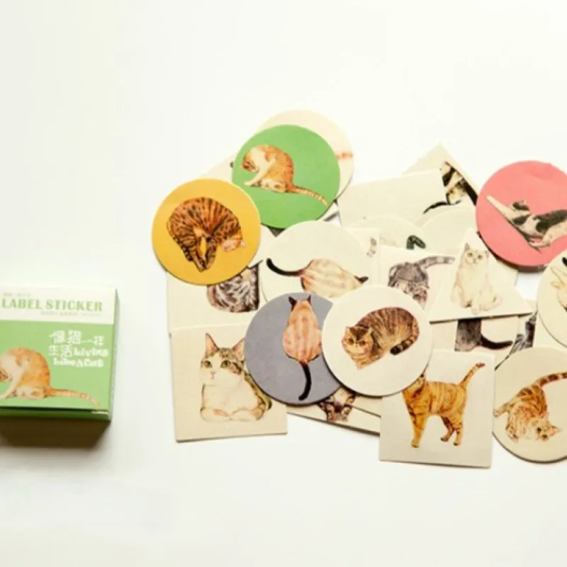 40 шт. декоративные бумажные наклейки для дневника 16 рисунков|sticker set|memo stickerssticker