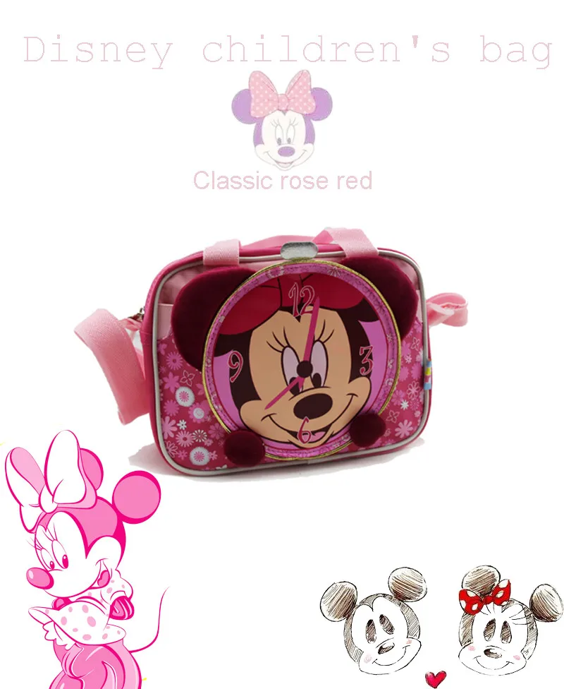 Genuin Nouvelle Annee Cadeau Disney Mickey Enfants Sac 3 9 Ans Bebe Beau Dessin Anime Bandouliere Portable Sac De Rangement Filles 3 Couleur Aliexpress