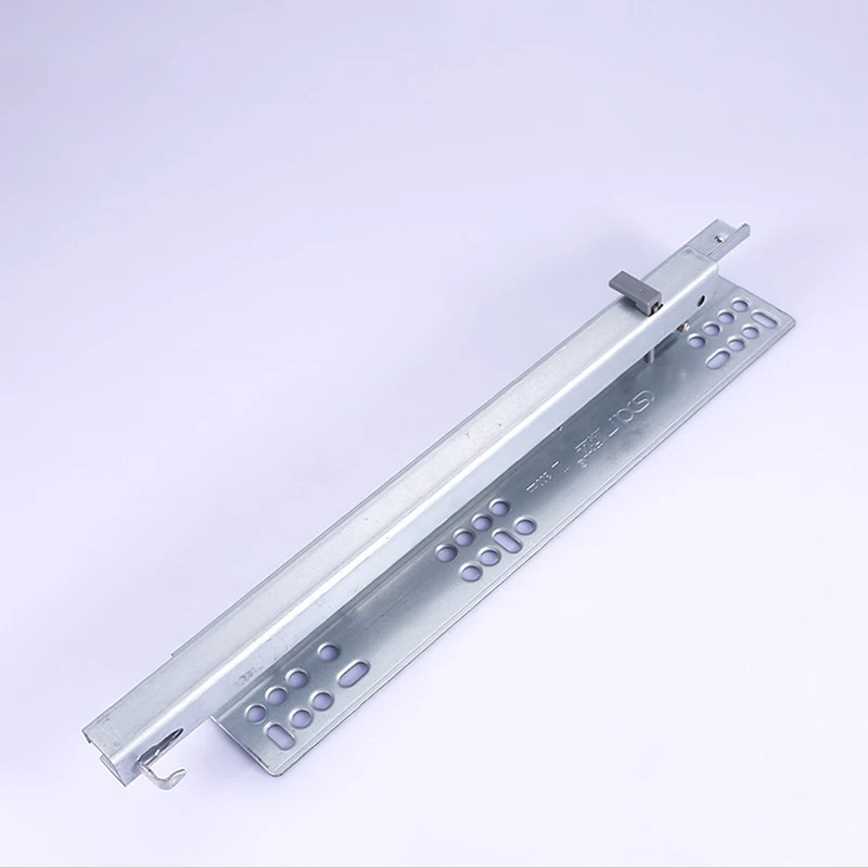 

2pcs Drawer Mute Slide Rail 2 Fold Silent Telescopic Smoothly Slider For Wardrobe Furniture Cabinet LB88
