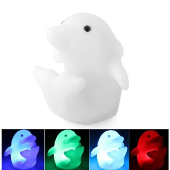 

KSOL New Style Color Changes Romantic Dolphin Christmas LED Night Light Lamp