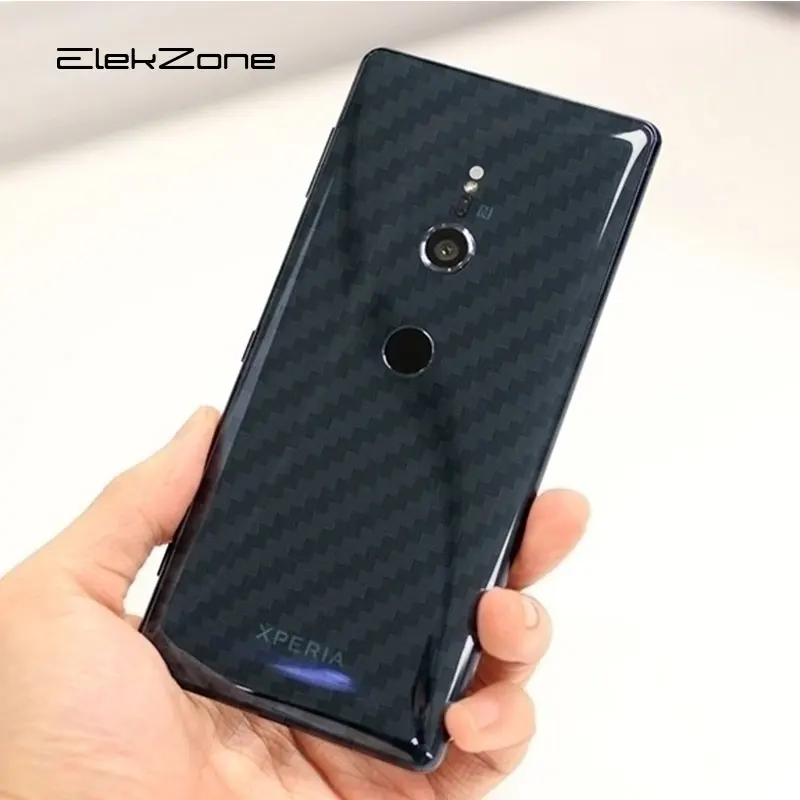 

For Sony XZ2 Compact XA2 uitra 3D 3Pcs Carbon Fiber For XZ3 XA2 Compact uitra Back Cover Protector Protective Carbon Fiber Film