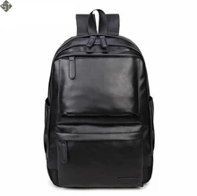NEW Fashion Style Leather Men Black Backpack Fashion Famous Brand Male Casual Boys School Shoulder bags for Men’s Backpack