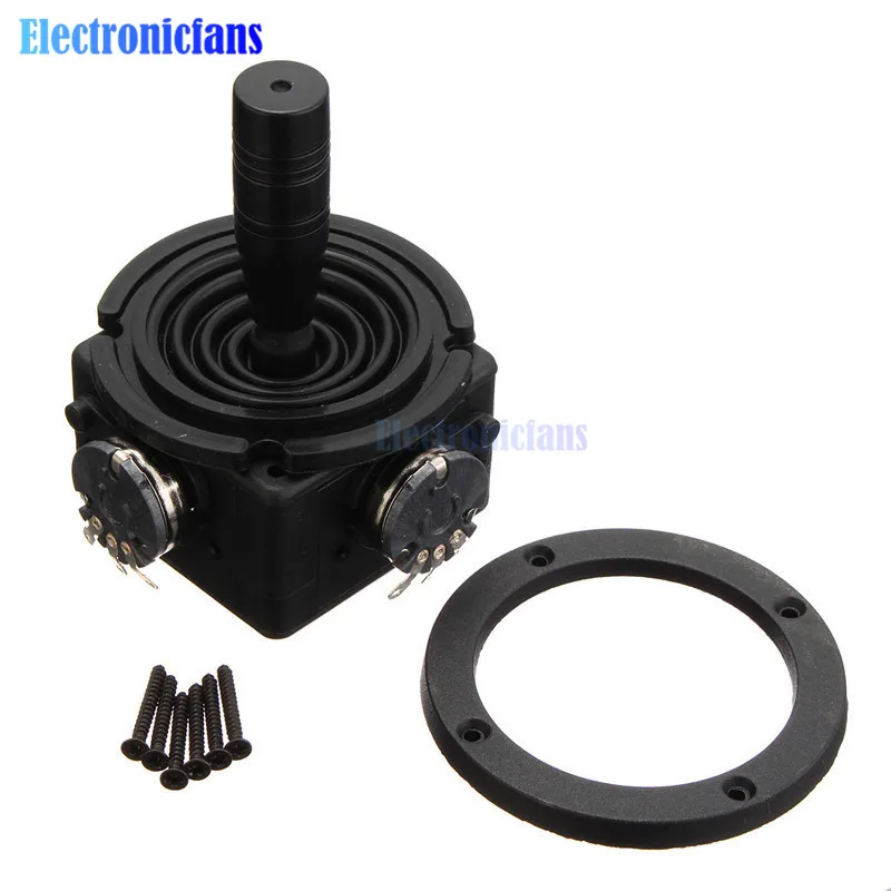 JH-D202X-R2/R4 5K Electric Joystick Potentiometer 2-axis 2D Monitor Keyboard Ball Joyrode Controller For Photographic film Tool