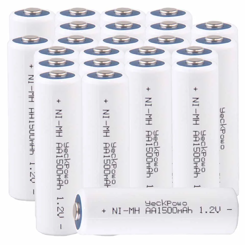 

Lowest price 24 piece AA battery 1.2v batteries rechargeable 1500mAh nimh battery for power tools akkumulator
