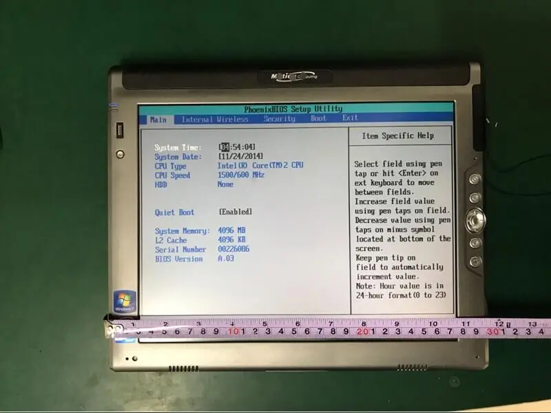 rugged slates and pen computer LE1700 latest upgrade car