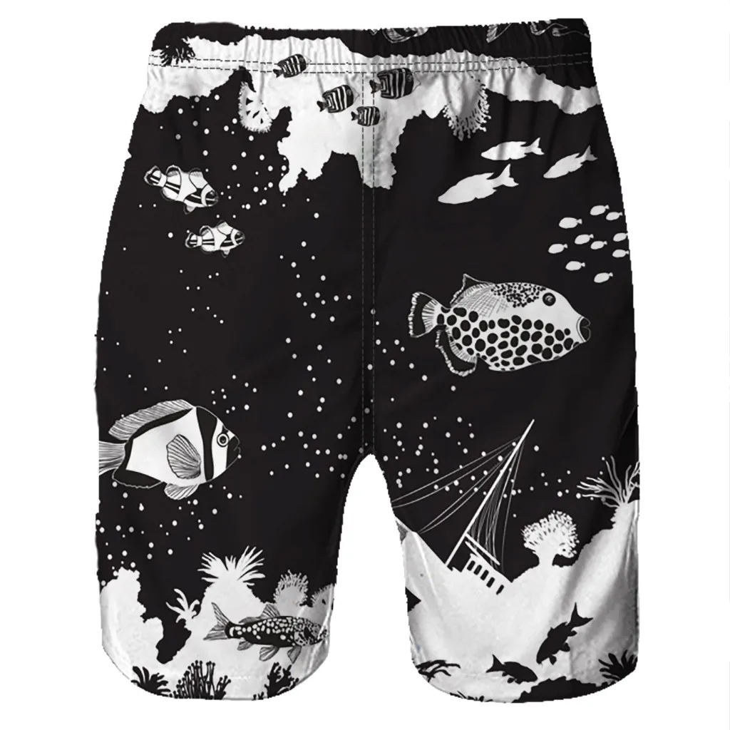 Для Мужчин's пляжные шорты полиэстер летние пляжные штаны для серфинга быстросохнущие плавание одежда мужской шорты для женщин с вкладышем