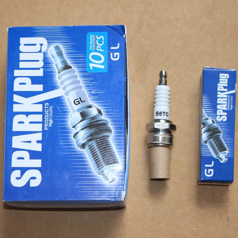 10 X Spark plug E6TC for Robin EY20 167F Engine / motor free shipping