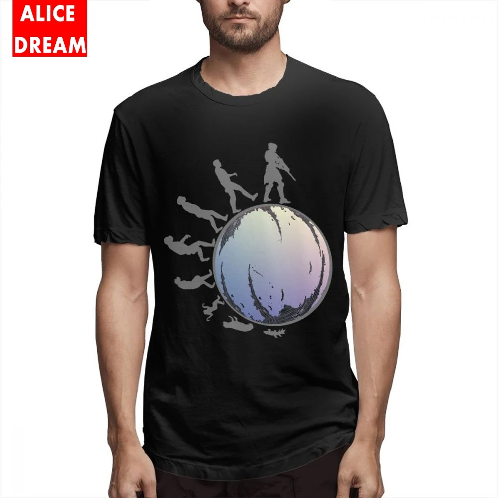 Для человека космическая земля Evolution футболка Графический Camiseta круглый вырез S-6XL