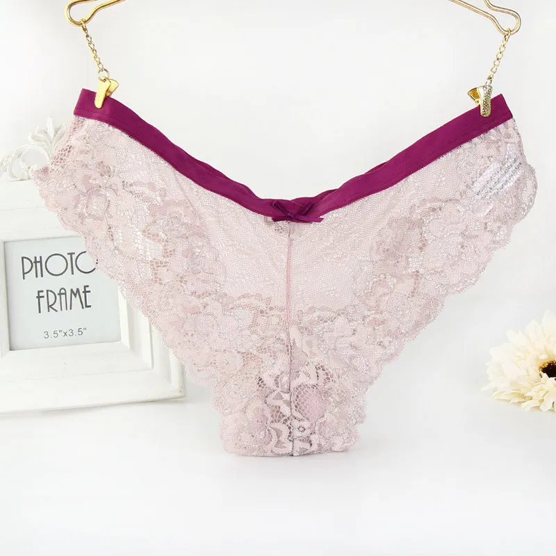 Сексуальные кружевные трусики KIRIA женское нижнее белье S M L XL прозрачные