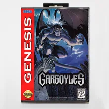 Gargoyles 16 бит MD карта с розничной коробкой для sega MegaDrive Видео игровой консоли системы