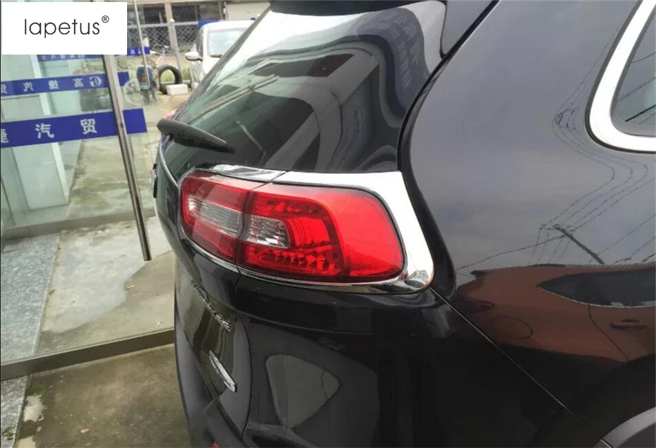 Аксессуары для Jeep Cherokee задняя фара Свет Рамка литье крышка комплект отделка 4 шт./яркий стиль