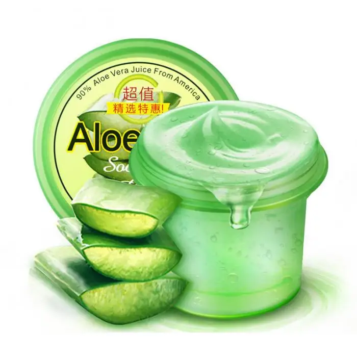 Aloe Vera Gel 120g Scar Acne Removal Pockmark Whitening Moisturizing Cream Emulsion Face Care JIU55