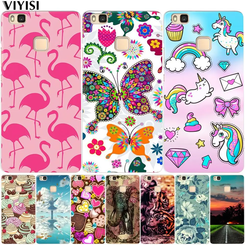 Чехол VIYISI для Huawei P20 Lite Pro P8 P9 2017 2016 P10 Plus Honor 6A 6X 9 с милым животным p8 p9 p10 p20 lite pro |