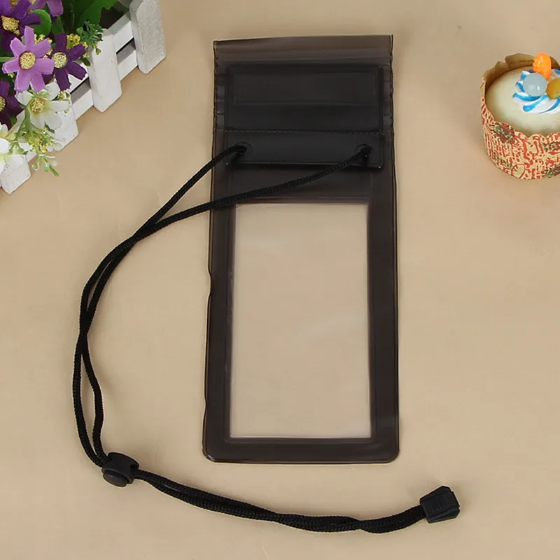 Универсальная водонепроницаемая сумка Olaf для iphone X, 7, 8, 6, 6s plus, 5, 5S, se, чехол для мобильного телефона, водонепроницаемые чехлы для плавания для samsung xiaimi - Цвет: Black