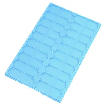 

Lab Coverless 20 Slides Blue Microscope Glass Holder Slide Box