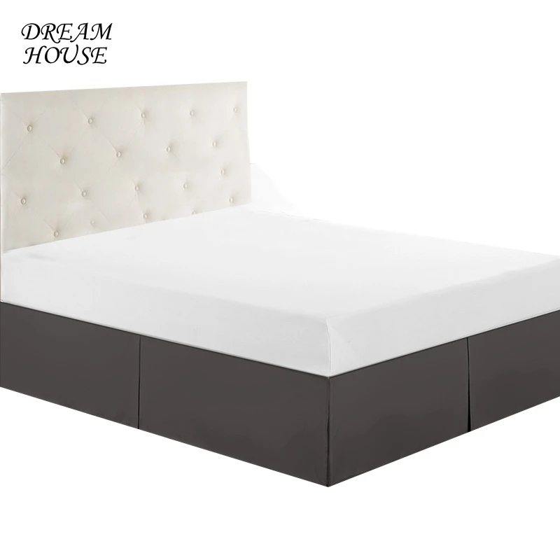 

Queen Size Bed Skirt Wedding Elastic Bed Covers without Surface Bed Skirt for Home Hotel Bedspread Bedroom Bedsheet 6 Colors