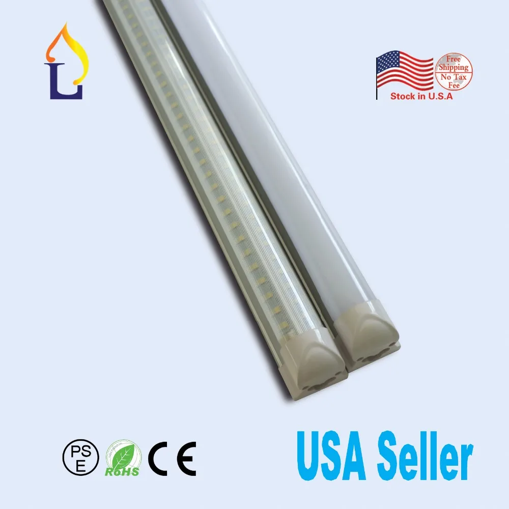 500 шт./лот T8 Integrated v-образный Light Tube 5ft 48 Вт SMD2835 28LM/led замены дневного освещения светодиодные трубки лампа