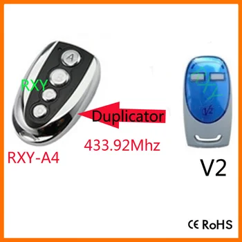 

V2 remote control 433.92mhz rolling code V2 duplicator remote control for garage door