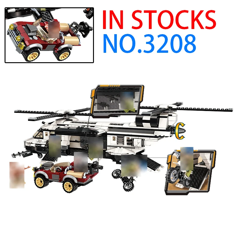 

NEW Solider Transport Helicopter Kid Gift Toy Building Block Sets War Blocks Brick Children Toys for children
