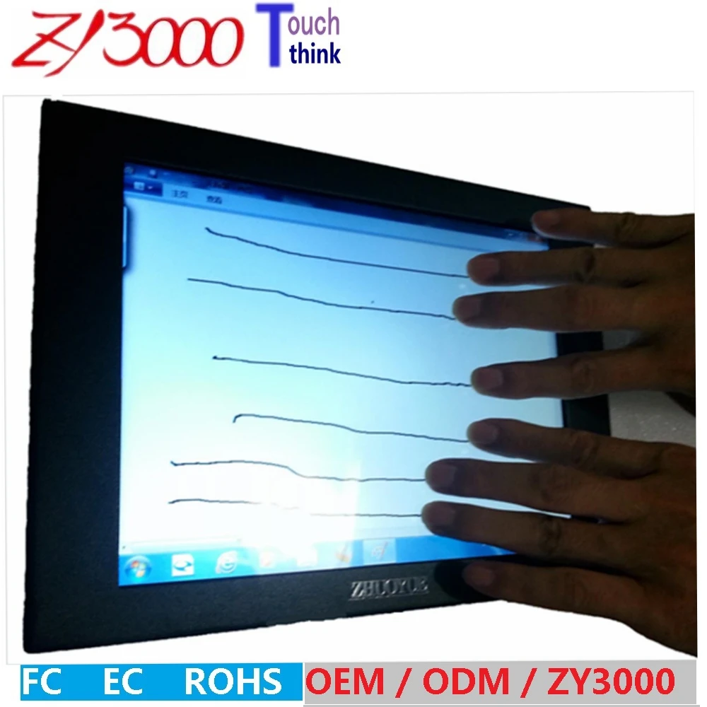 

2017 D-sub Serial Usb Promotion Car Detector New Stock 12 Inch 1024*768 Multi Capacitive Touch Screen Monitor