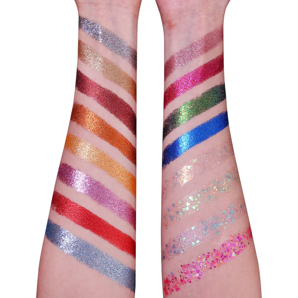 Ins shadow glitter complete профессиональный макияж 16 цветов мерцающий блеск Тени для век Пудра Тени для век косметический макияж#0,7