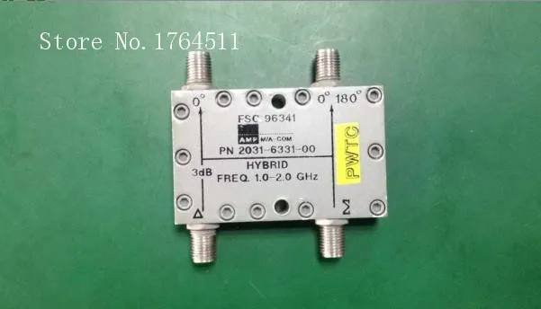 

[BELLA] M/A-COM 2031-6331-00 1.0-2.0GHZ RF 180 degrees 3dB Bridge