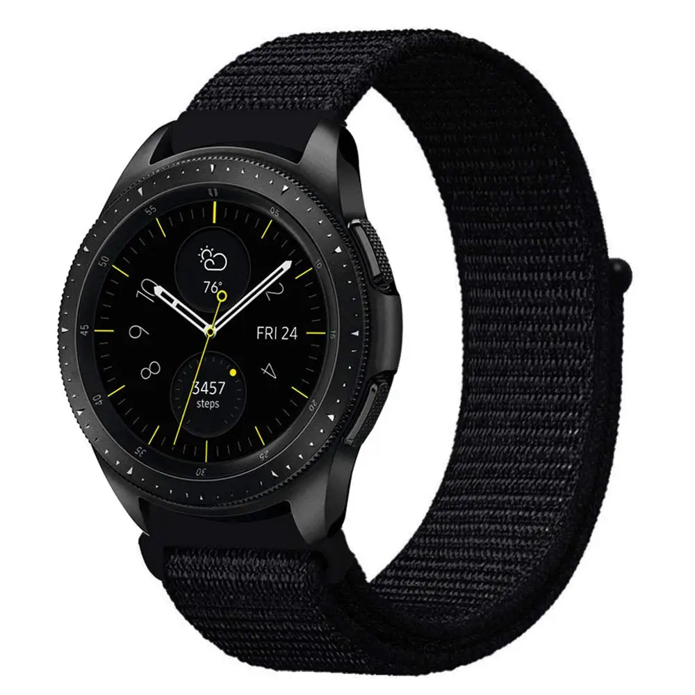 Нейлоновый ремешок-петля для samsung galaxy watch 46 мм 42 мм galaxy watch active 2 ремешок gear s3/22 мм 20 мм ремешок для часов huawei watch gt 2