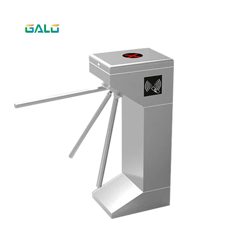 

Good performance biometric identification automatic tripod turnstile with RFID card reader