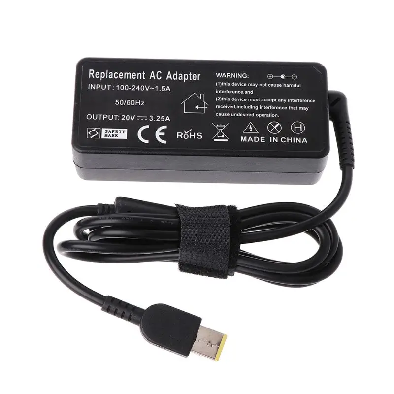 Новый адаптер питания переменного тока 20 в 3 25 а 65 Вт для Lenovo G400 G500 G505 G405 ThinkPad X1 Carbon