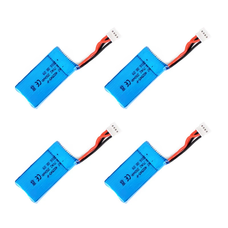 3 шт./лот 2S 7 4 В 350 мАч Lipo батарея (3 * 2) для UDI U919 U945A мини вертолет Квадрокоптер