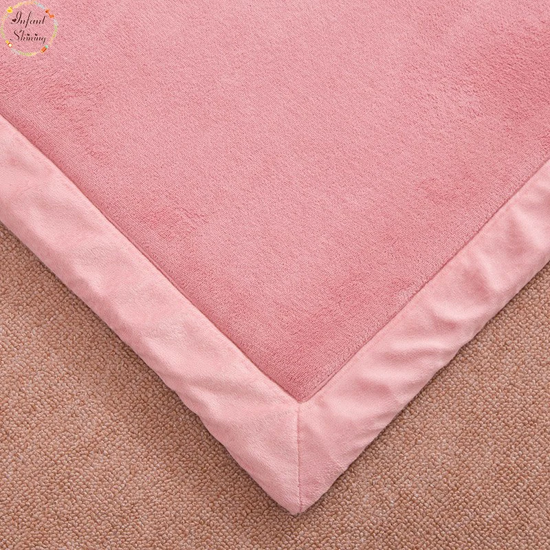  Infant Shining Home Carpet Coral Fleece Rug 2CM Thickness Tatami Carpet 180X200CM Living Room Rug B - 32952407895