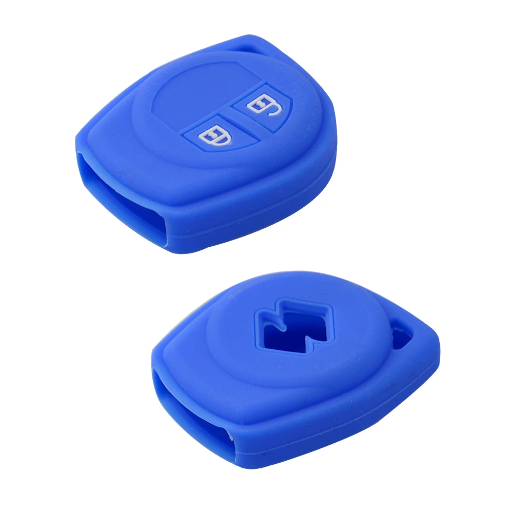 2 buttons silicone car key shell for Suzuki 4