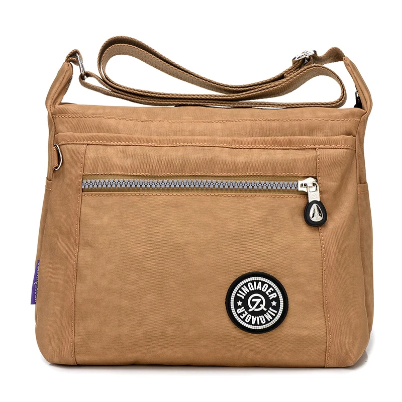 Новые женские маленькие сумки-мессенджеры для женщин, водонепроницаемые нейлоновые сумки, женские сумки через плечо, женские сумки через плечо - Цвет: Хаки