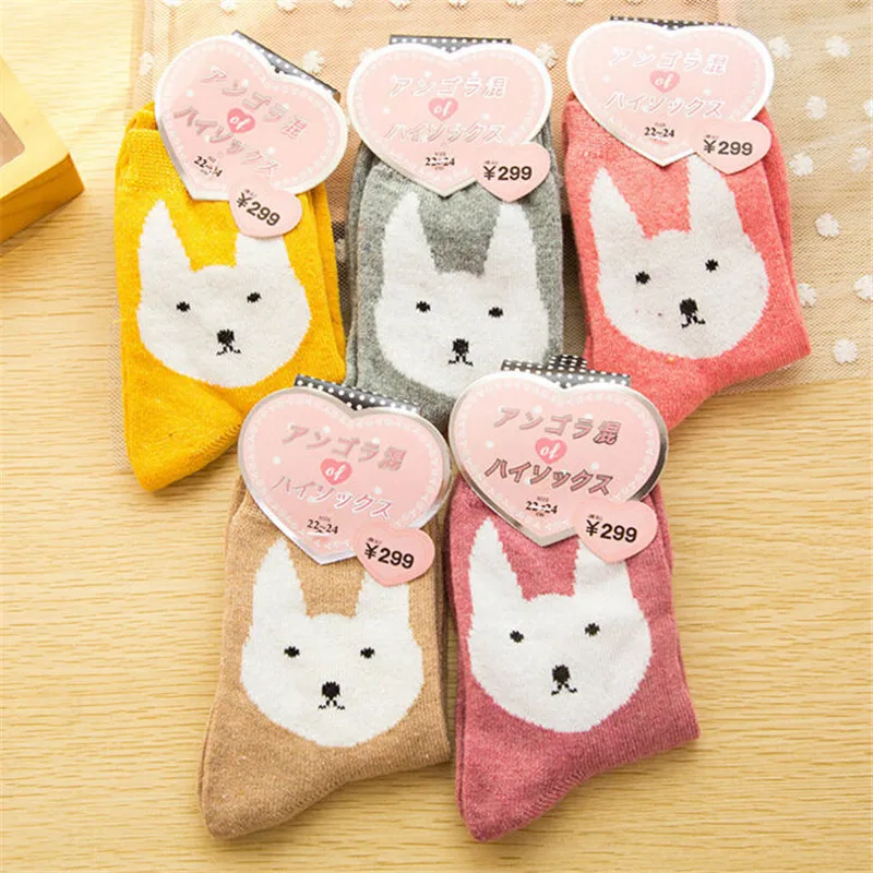 Fd5131 New Women Winter Rabbit Wool Socks Bunny Rabbit Thick Socks Random 1 Pair Socks Bunny Rabbit Wool Socksthick Socks Aliexpress