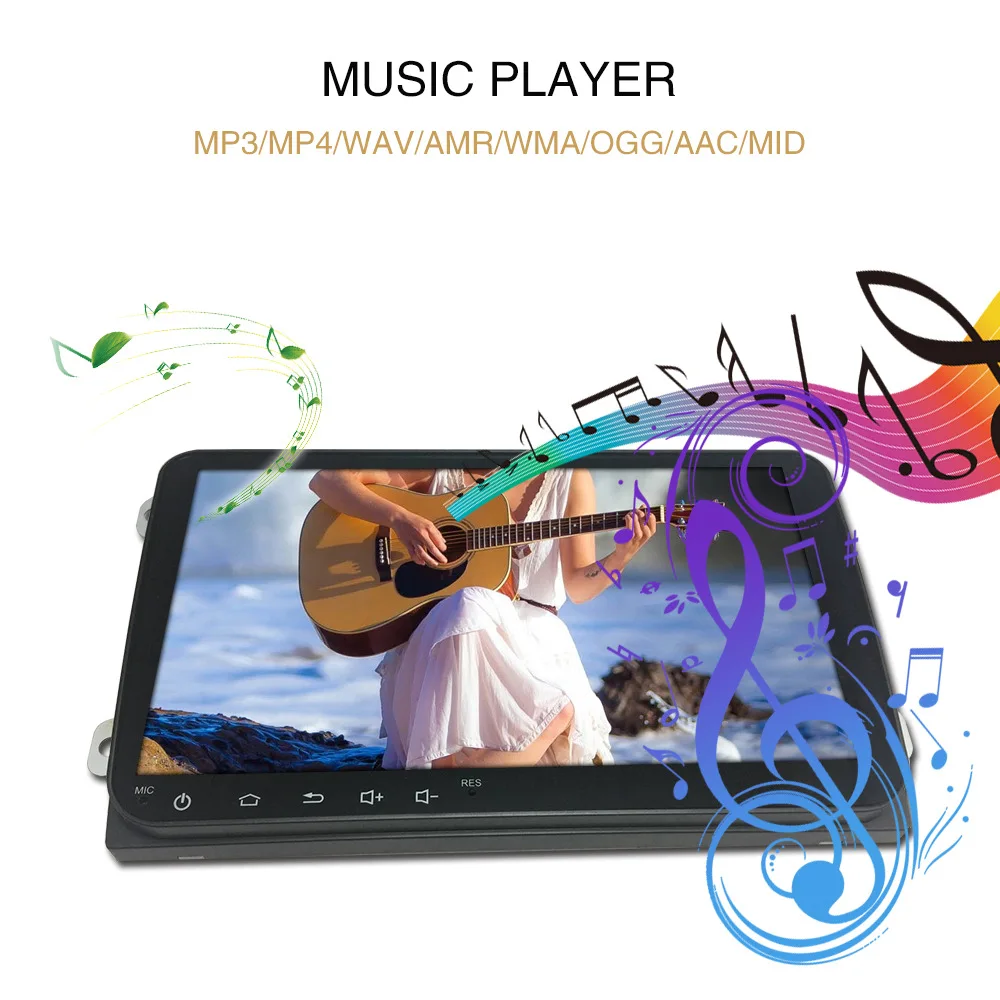 Excellent Android 8.1 Car Radio Stereo GPS Navigation MP5 Player 9 inch Touch Screen 16G Bluetooth For VW Polo Passat b6 touran jetta etc 6 Excellent Android 8.1 Car Radio Stereo GPS Navigation MP5 Player 9 inch Touch Screen 16G Bluetooth For VW Polo Passat b6 touran jetta etc 6