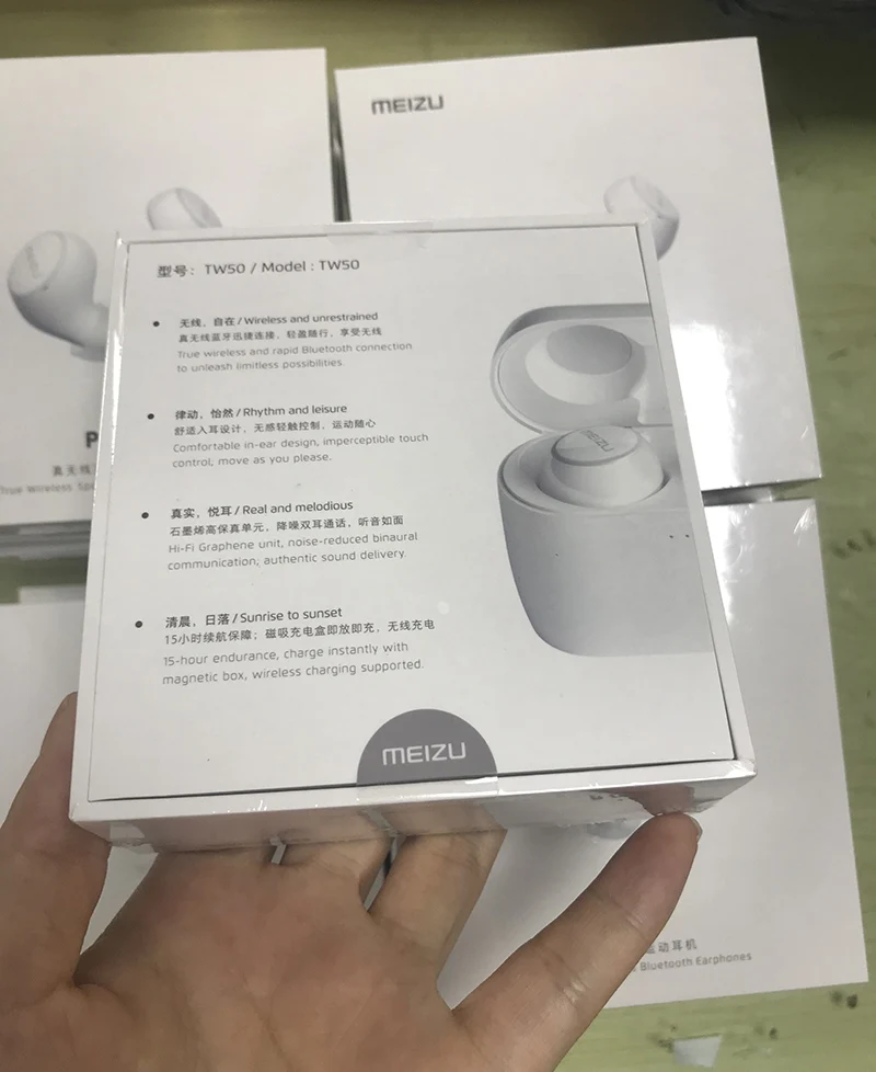 Meizu POP TW50 True Wireless Bluetooth Earphones 5.8g Mini TWS Sport Bluetooth V4.2 Headset For iphone 7 Plus auricular H0 (1)