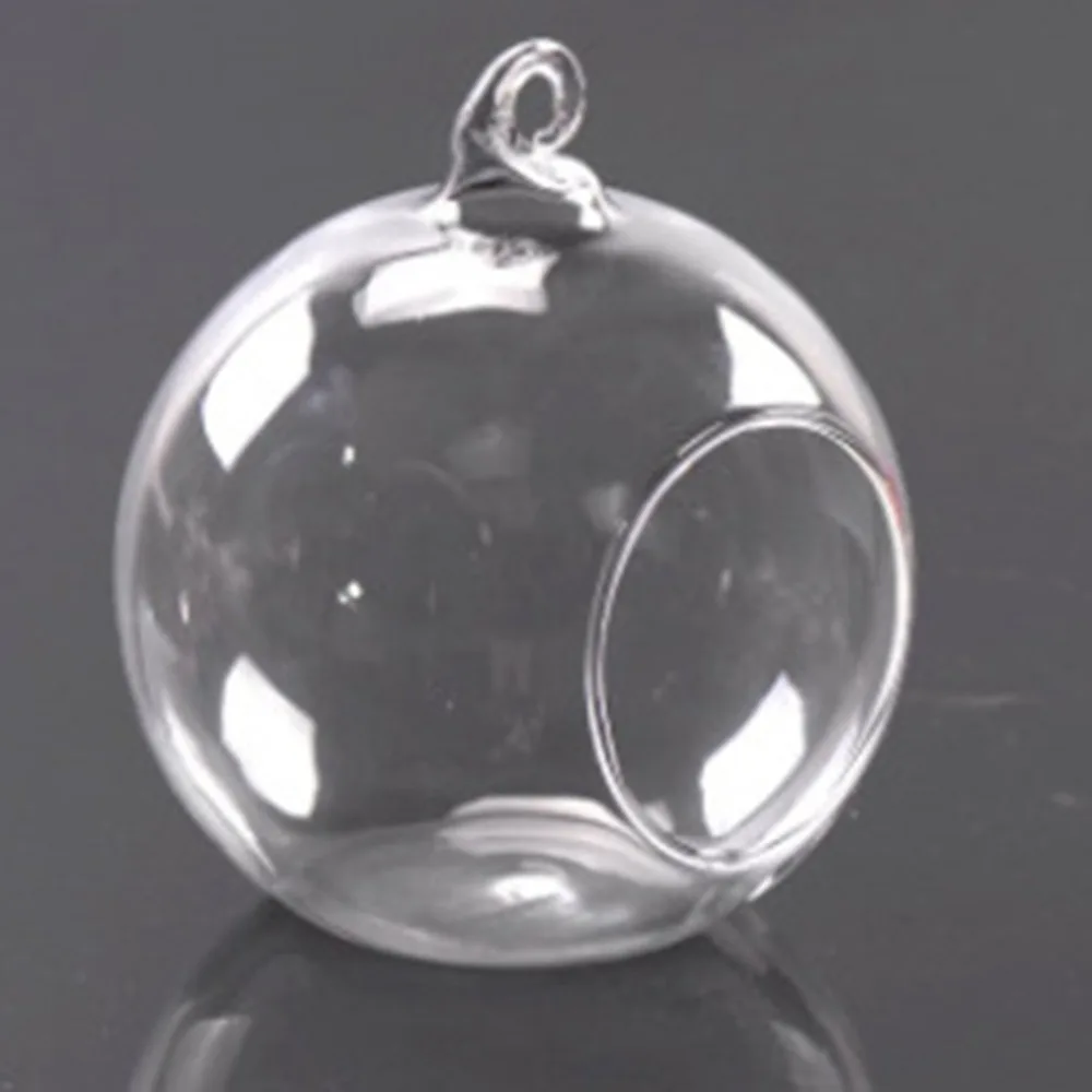 

Transparent Glass Vase Hydroponic Flower Vase Hanging Round Glass Vases Fish Tank Fishbowl Home Decorative Accessories