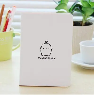 XRHYY белый "Molang Rabbit" Дневник любой год планировщик Карманный журнал записная книжка планировщик