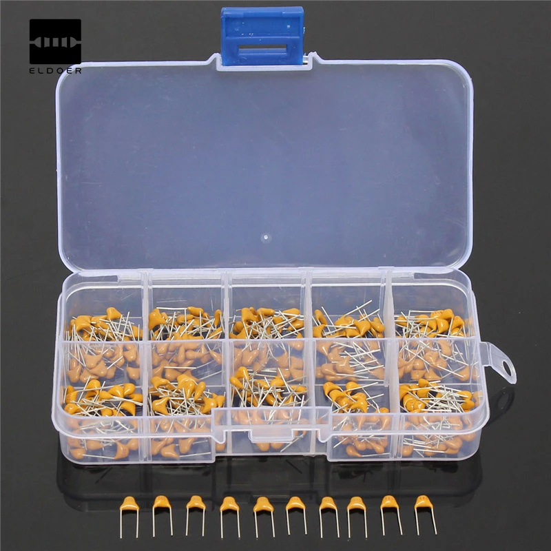 300pc 50V 10pF 100nF Ceramic Capacitor Fixed Electrical Electric Component Set
