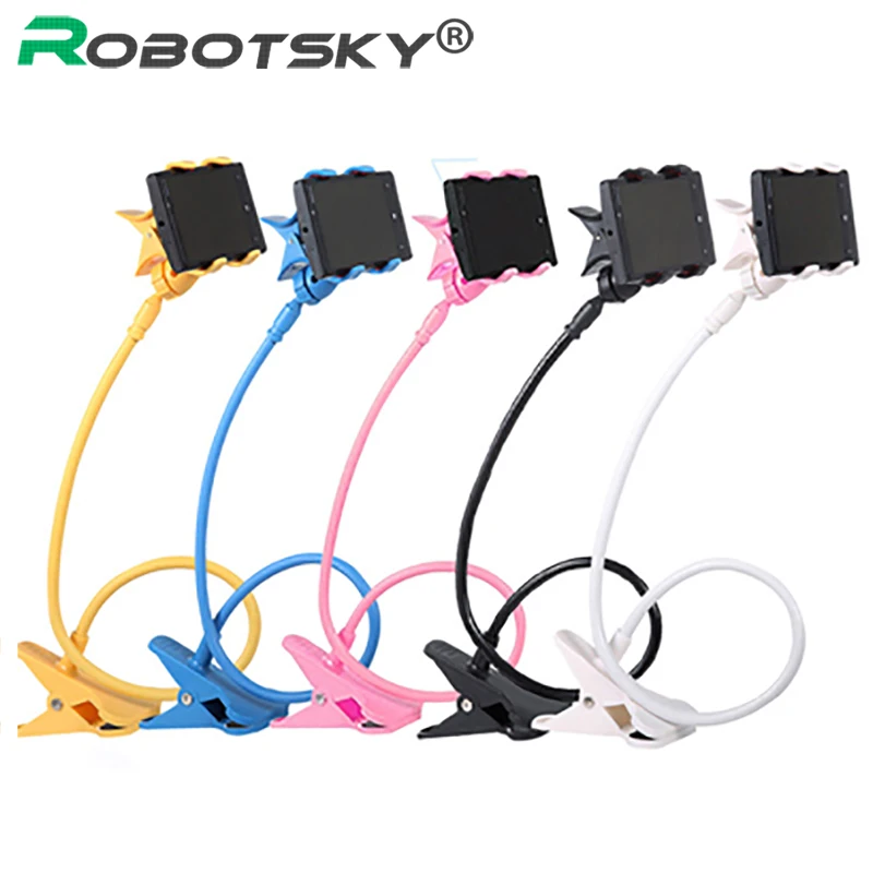 

360 Rotating Flexible Long Arms Cell Phone Holder Desktop Bed Lazy Bracket Mobile Stand Support For iPhone IPad Samsung Xiaomi