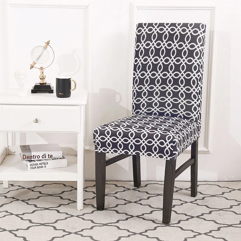 Чехлы на кухонные стулья эластичный чехол для сиденья housse de Chair серый стула