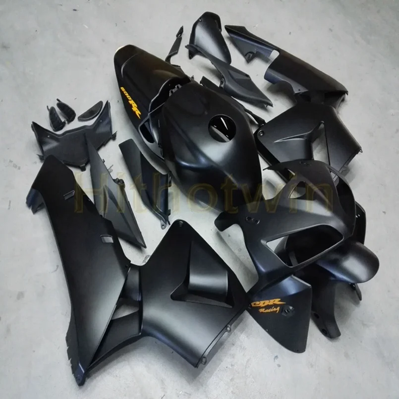 Заказной мотоцикл Артикул для HONDA CBR600RR 2005-2006 F5 ABS обтекатель двигателя+ Botls+ черная литьевая форма