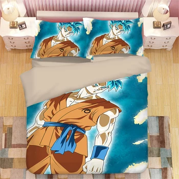 

Mxdfafa Anime Dragonball duvet cover Set 3D Bedding Sets Luxury Duvet Cover sets 3pcs Include 1 Duvet Cover and 2 pillow covers