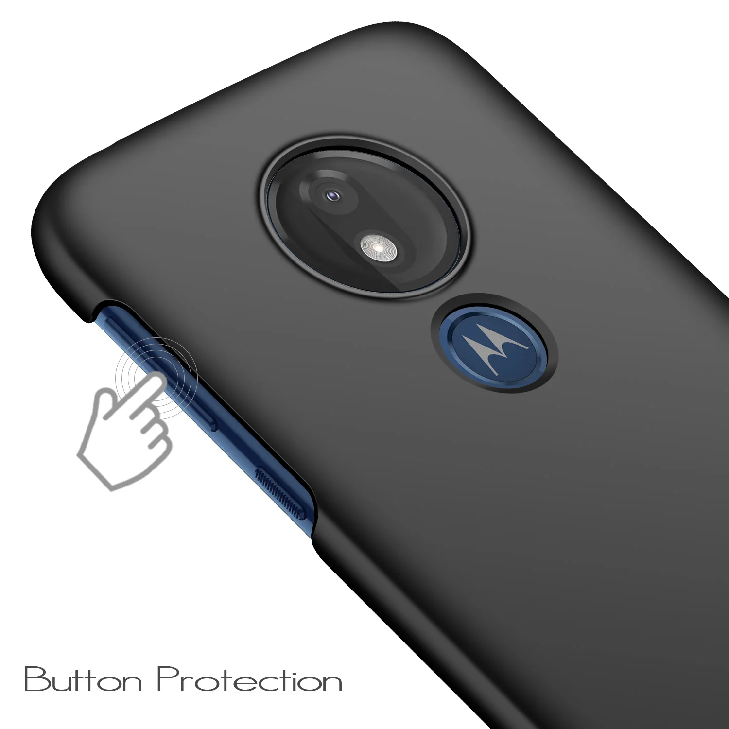 Для moto rola moto G7 power чехол роскошный высококачественный Жесткий ПК Тонкий матовый защитный чехол на заднюю панель для moto g7 power shell